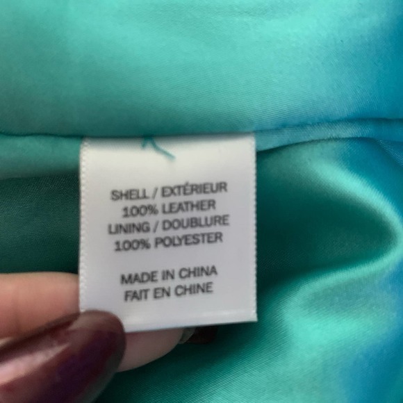 SPECIAL BLEND Dark Brown Embossed Leather Snowboarding Jacket - Picture 15 of 15